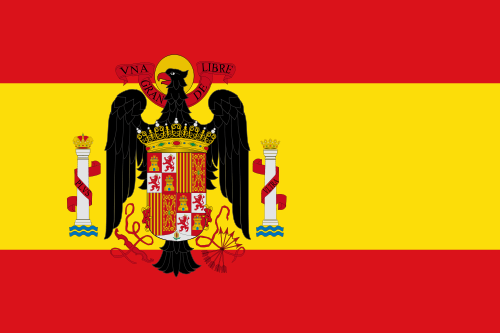 Bestand:Flag of Spain 1945 1977.png
