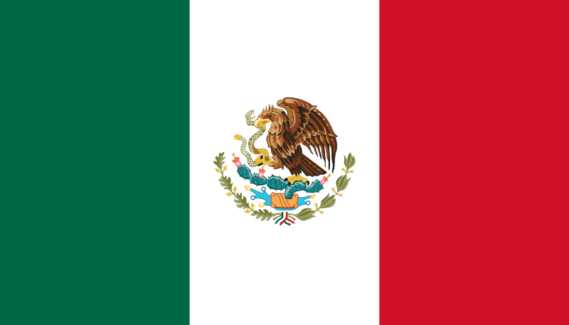 Bestand:Flag of Mexico.png