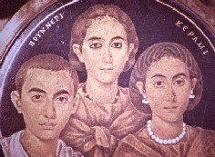 Galla Placidia (rechts) met haar kinderen