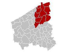 Bestand:Arrondissement Brugge Belgium Map.png