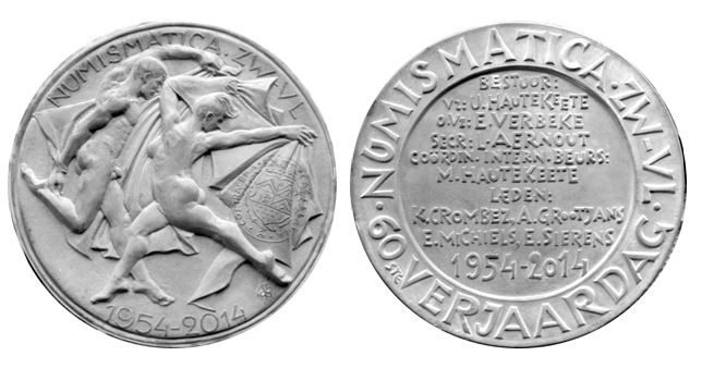 Bestand:Medaille 60 jaar Numismatica ZuidWest-Vlaanderen.jpg