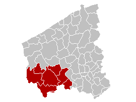 Bestand:Arrondissement Ieper Belgium Map.png