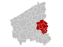 Bestand:Arrondissement Tielt Belgium Map.png