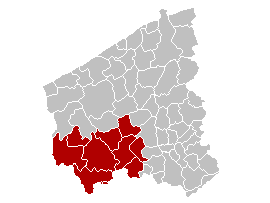 Bestand:Judicial Arrondissement Ypres Belgium Map.PNG