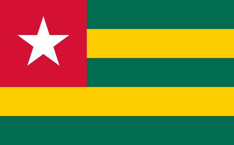 Bestand:Flag of Togo.png