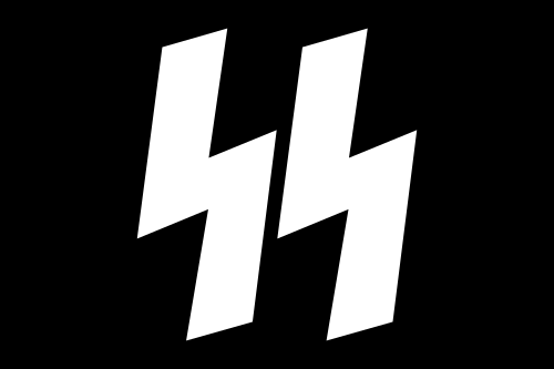 Bestand:Flag of the Schutzstaffel.png