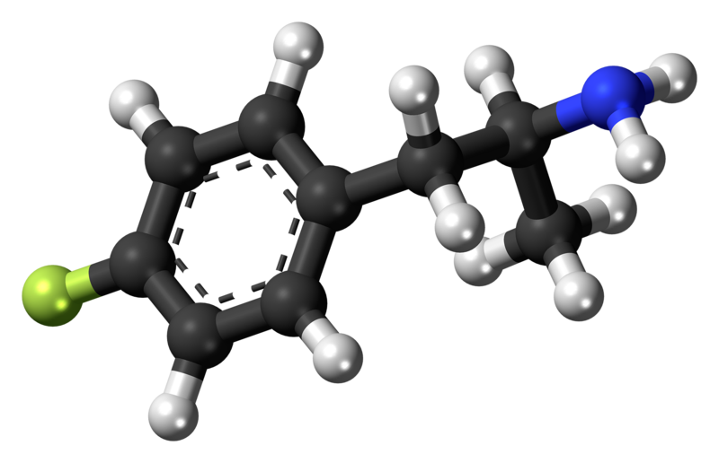 Bestand:4-Fluoroamphetamine molecule ball.png