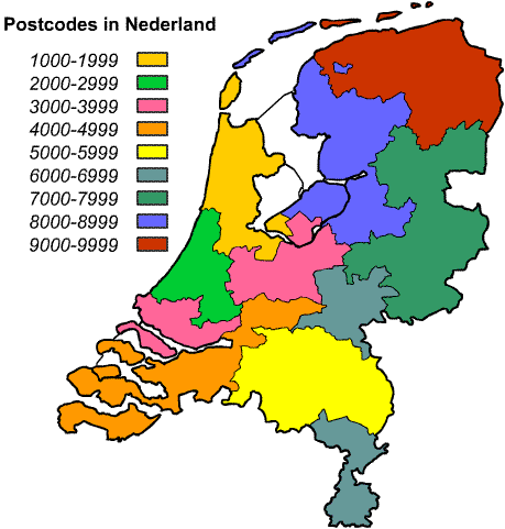 Postcode Niederlande