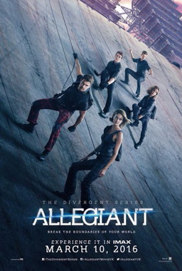 Promotieposter uit 2016, voor de film Allegiant uit de The Divergent Serie.