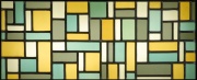 Glas-in-loodcompositie VIII (Theo van Doesburg), 1918-1919