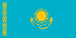 Vlag van Қазақстан Республикасы / Республика Казахстан
