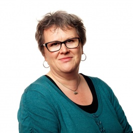 Sandra Rientjes bij de Wikimedia Conferentie Nederland in 2012