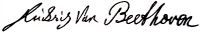 title=Handtekening van Ludwig van Beethoven