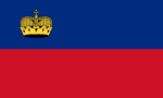 Vlag van Fürstentum Liechtenstein