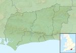 Miniatuur voor Bestand:West Sussex UK relief location map.jpg