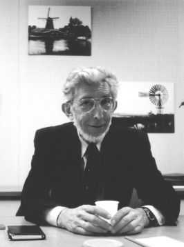 Jan in 't Veld, TU Delft 1991. (foto: Marcel Douwe Dekker)
