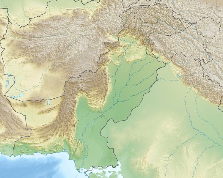 Bestand:Pakistan relief location map.jpg