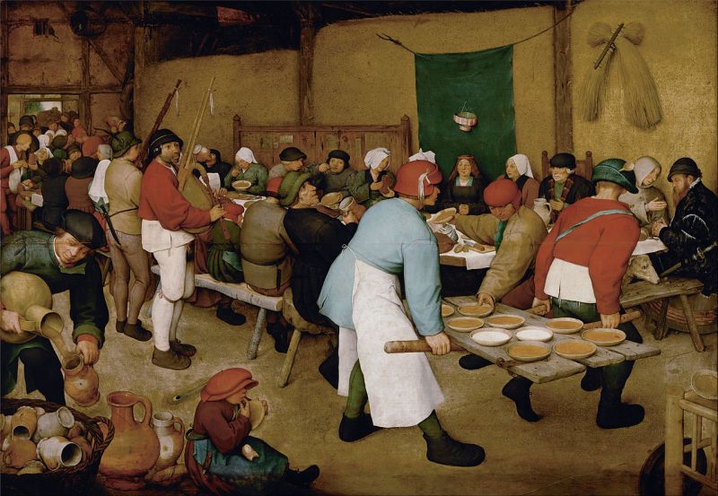 Bestand:1280px-Pieter Bruegel the Elder - Peasant Wedding - Google Art Project.jpg