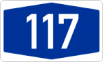Miniatuur voor Bestand:Bundesautobahn 117 number.png