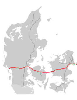 Europese weg 20 in Denemarken (Denemarken)