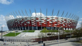 Stadion Narodowy w Warszawie Nationaal Stadion in Warschau op 22 april 2012