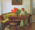 Miniatuur voor Bestand:Interior with poppies and reading woman (Lizzy Hohlenberg) 905.jpeg