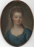 Jean Marie Ribou: Portret van de hertogin van Bourbon, ca.1776
