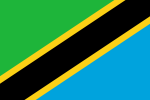 Vlag van Jamhuri ya Muungano wa Tanzaniais / Tanzania