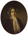 Portret van een oudere vrouw (1850)