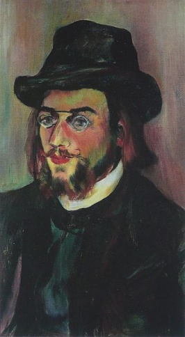 Erik Satie (1893) geschilderd door zijn vriendin Suzanne Valadon