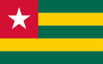 Vlag van Republique Togolaise