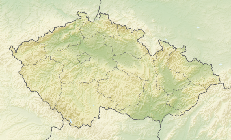 Bestand:Relief Map of Czech Republic.png