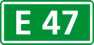 Europese weg 47 in Denemarken (Denemarken)