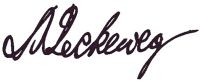 title=Handtekening van Hans-Heinrich Reckeweg