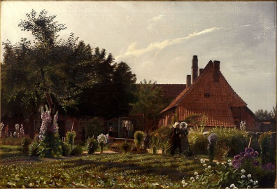 1869 - Grootmoeders tuin Barbara Kirstine Bohn (1781-1864) Bornholms Kunstmuseum