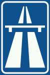 Nederlands verkeersbord G1 - Autosnelweg