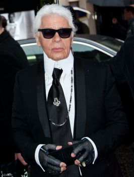 Karl Lagerfeld in mei 2014