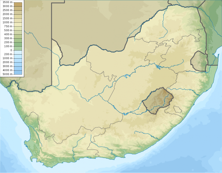 Bestand:South Africa physical map.png